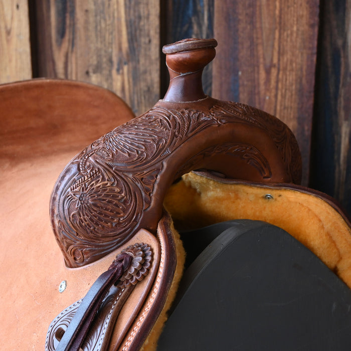 15" JEFF SMITH COW HORSE SADDLE Saddles - New Jeff Smith