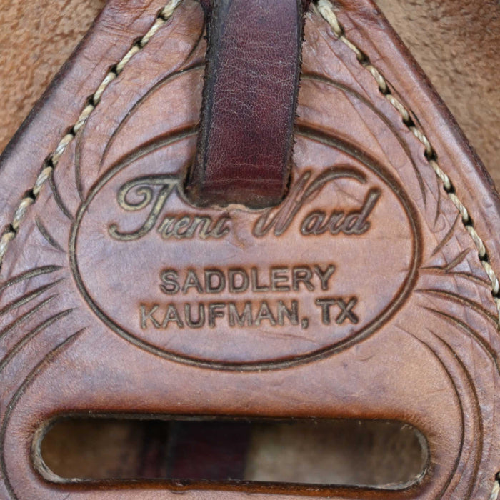 16" USED TRENT WARD RANCH CUTTER SADDLE