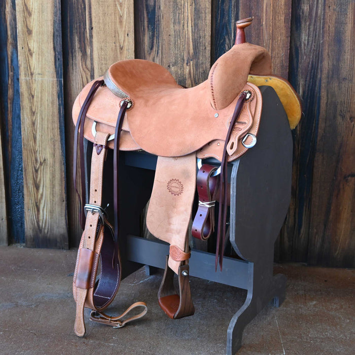16.5" JEFF SMITH BUSTER WELCH RANCH CUTTER SADDLE