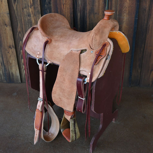 17" TESKEY'S STRIP DOWN RANCH SADDLE Saddles - New Teskey's Saddlery