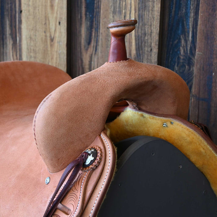 16.5" JEFF SMITH BUSTER WELCH RANCH CUTTER SADDLE