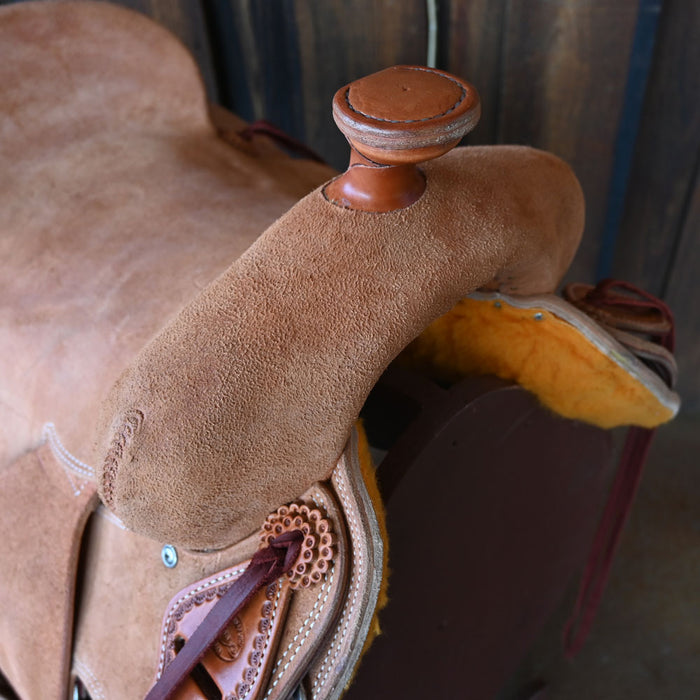17" TESKEY'S STRIP DOWN RANCH SADDLE Saddles - New Teskey's Saddlery