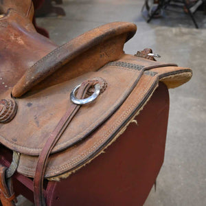 15" USED OLIVER RANCH SADDLE Saddles Oliver