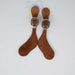 NEW Ladies / Youth Western Chestnut Spur Straps Sale Barn Teskeys