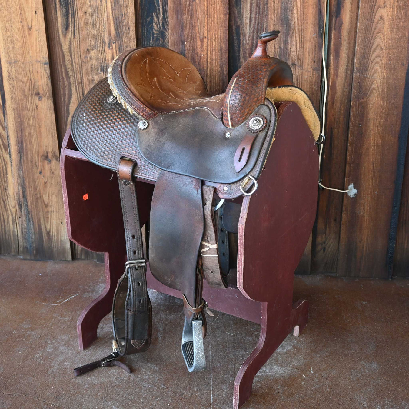12.5" USED SHILOH BARREL SADDLE Saddles - Used Shiloh Saddlery