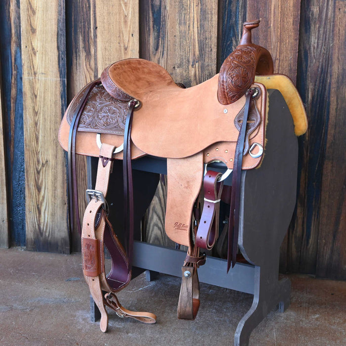 16.5" JEFF SMITH BUSTER WELCH RANCH CUTTER SADDLE