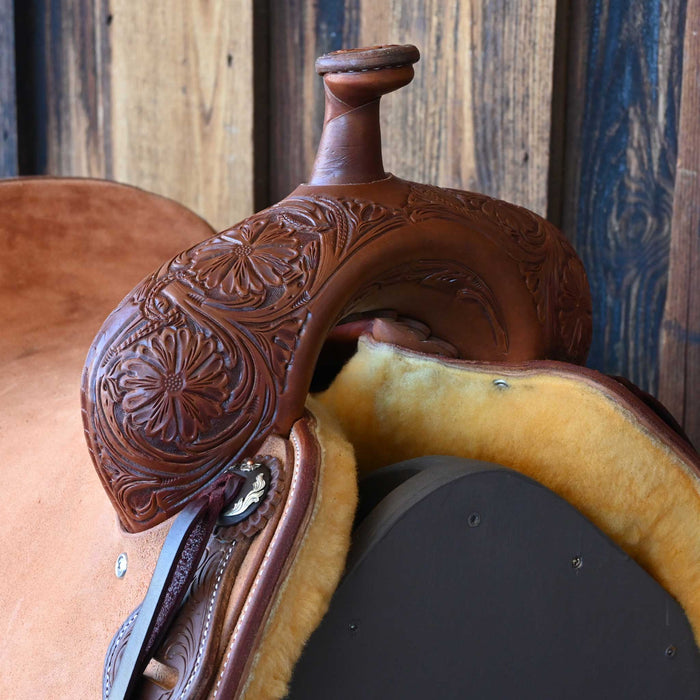 16.5" JEFF SMITH BUSTER WELCH RANCH CUTTER SADDLE