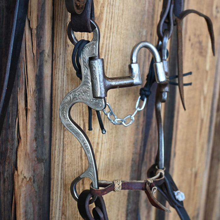 Leon Hughes Correction Bridle Rig w/Prickly S Leather