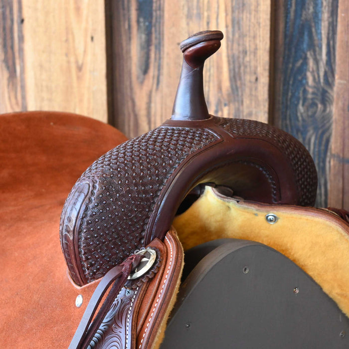 15.5" JEFF SMITH BUSTER WELCH CUTTING SADDLE