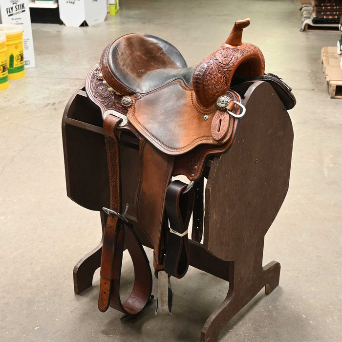 13.5" USED CACTUS CHARMAYNE JAMES BARREL SADDLE