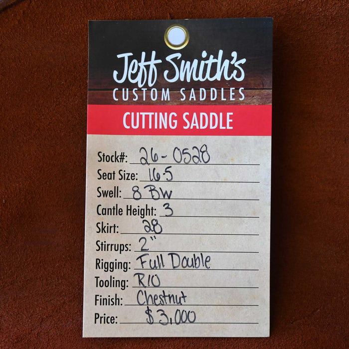 16.5" JEFF SMITH BUSTER WELCH CUTTING SADDLE