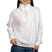 Dylan Weekend 1/2 Zip White Pullover WOMEN - Clothing - Pullovers & Hoodies Dylan