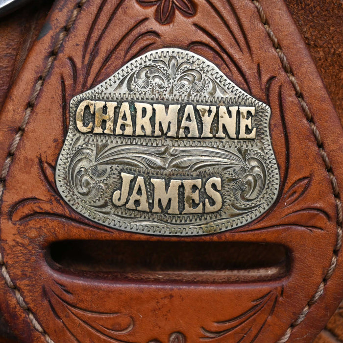 13.5" USED CACTUS CHARMAYNE JAMES BARREL SADDLE