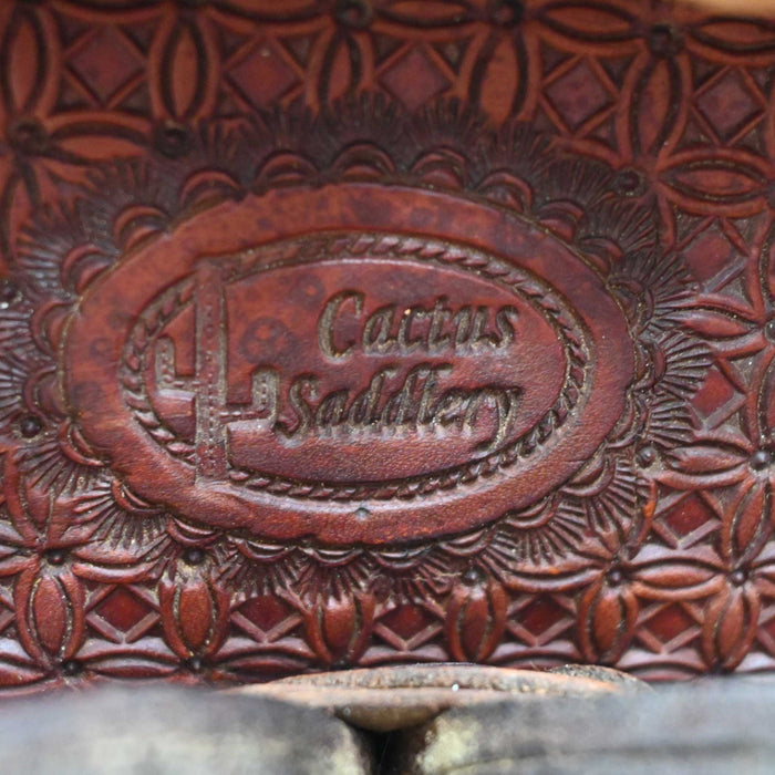 13.5" USED CACTUS CHARMAYNE JAMES BARREL SADDLE