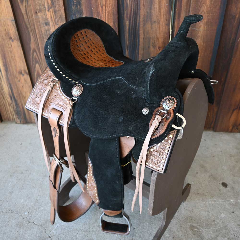 15" LIGHTWEIGHT WOOD TREE SEVEN BARREL SADDLE Saddles Seven Saddle   