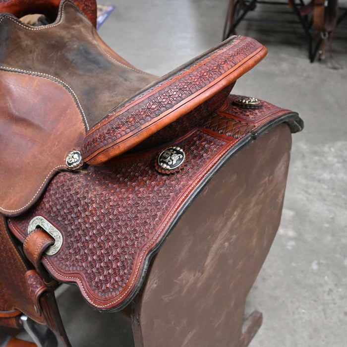 15" USED CACTUS MARLENE MCRAE BARREL SADDLE Saddles - Used CACTUS SADDLERY