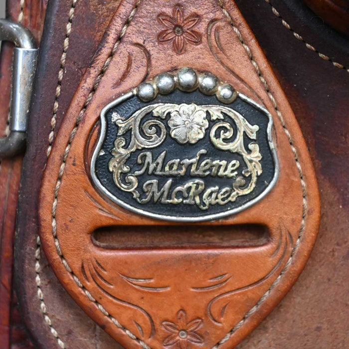 15" USED CACTUS MARLENE MCRAE BARREL SADDLE Saddles - Used CACTUS SADDLERY