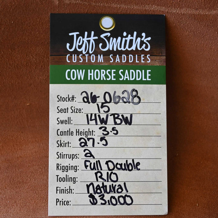 15" JEFF SMITH BUSTER WELCH COW HORSE SADDLE