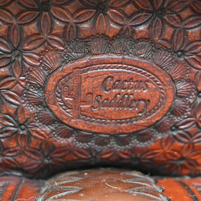 15" USED CACTUS MARLENE MCRAE BARREL SADDLE Saddles - Used CACTUS SADDLERY
