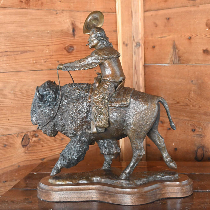The Wild & The Wooly Bronze by Charlie Norton