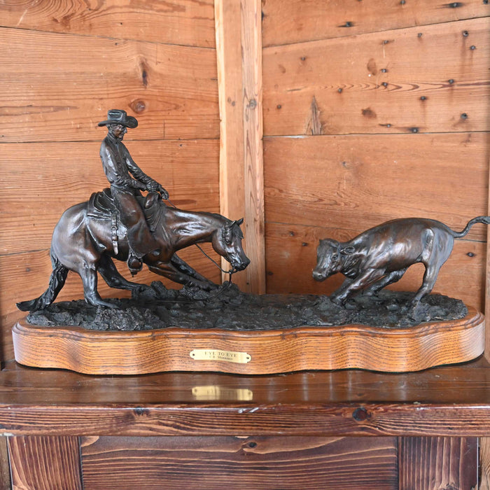 Eye to Eye Bronze by C. R. Moorison