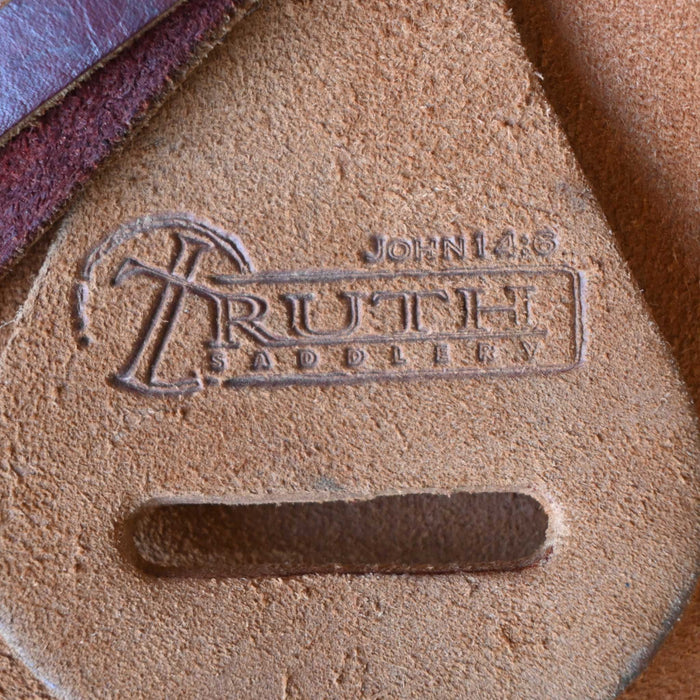 15.5" USED TRUTH TEAM ROPING SADDLE