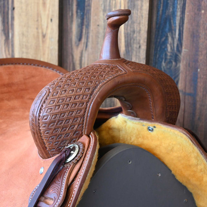 16.5" JEFF SMITH BUSTER WELCH CUTTING SADDLE