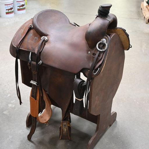 16" USED CACTUS RANCH SADDLE Saddles - Used CACTUS SADDLERY