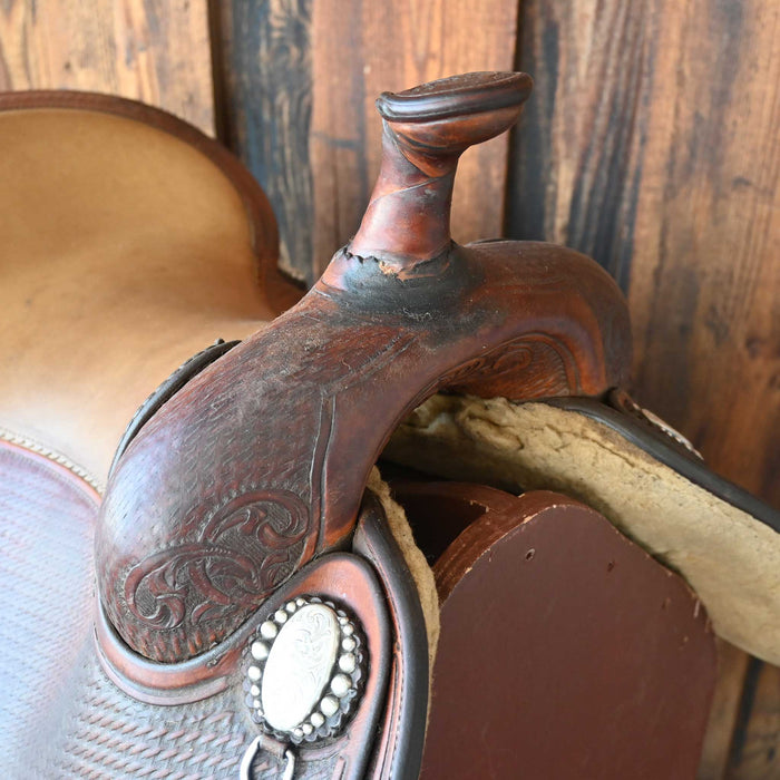 15.5" USED DONN LESON REINING SADDLE