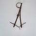 NEW Heavy Oiled One Ear Headstall With Oval Rust Buckle Sale Barn Teskeys