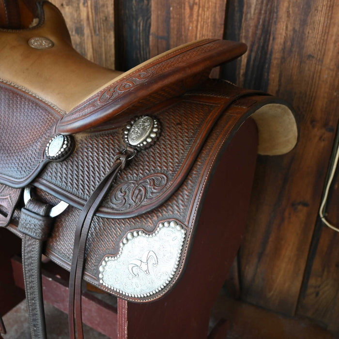 15.5" USED DONN LESON REINING SADDLE