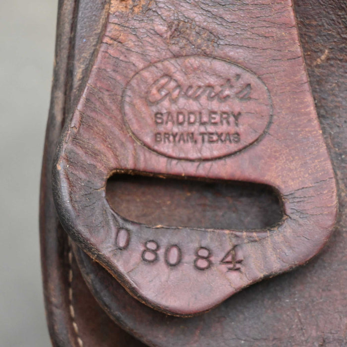 16" USED COURTS TEAM ROPING SADDLE