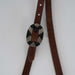 NEW Heavy Oiled One Ear Headstall With Oval Rust Buckle Sale Barn Teskeys