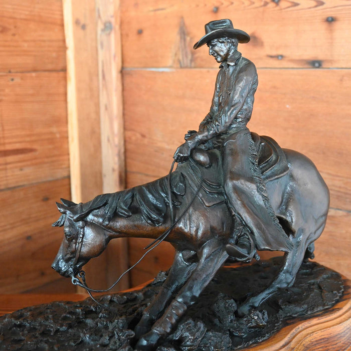 Eye to Eye Bronze by C. R. Moorison