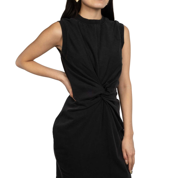 Flag & Anthem Women's Mia Twist Front Charcoal Mini Dress WOMEN - Clothing - Dresses Flag And Anthem