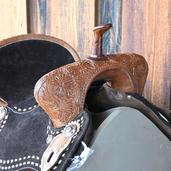 14" SEVEN LIGHTWEIGHT (WOOD TREE) BARREL SADDLE Saddles - New Seven Saddle