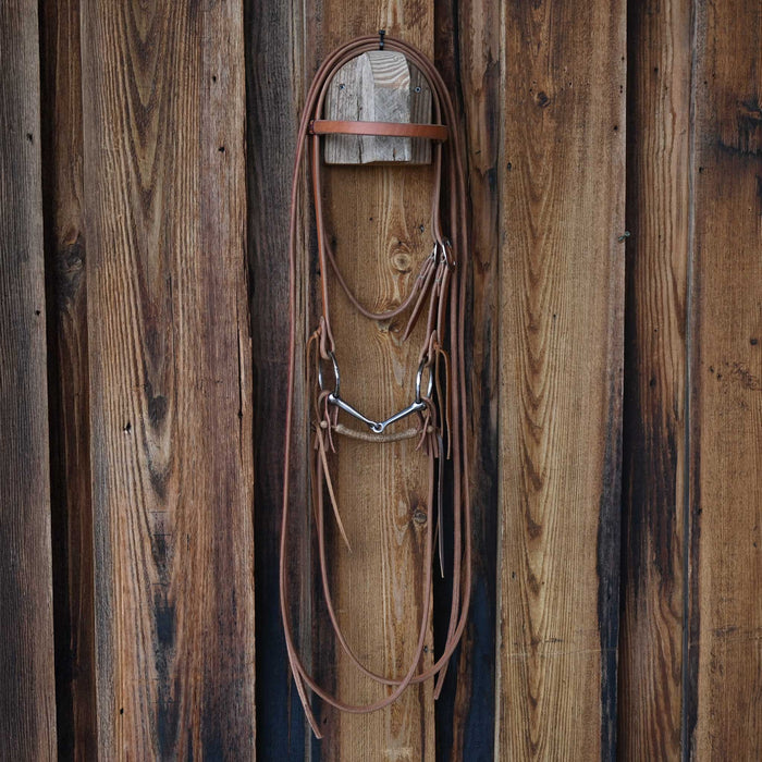 Luke Spraberry O-Ring Snaffle Bridle Rig w/Craig Lewis Leather