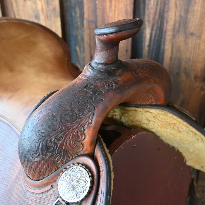 15.5" USED DON LESON REINING SADDLE