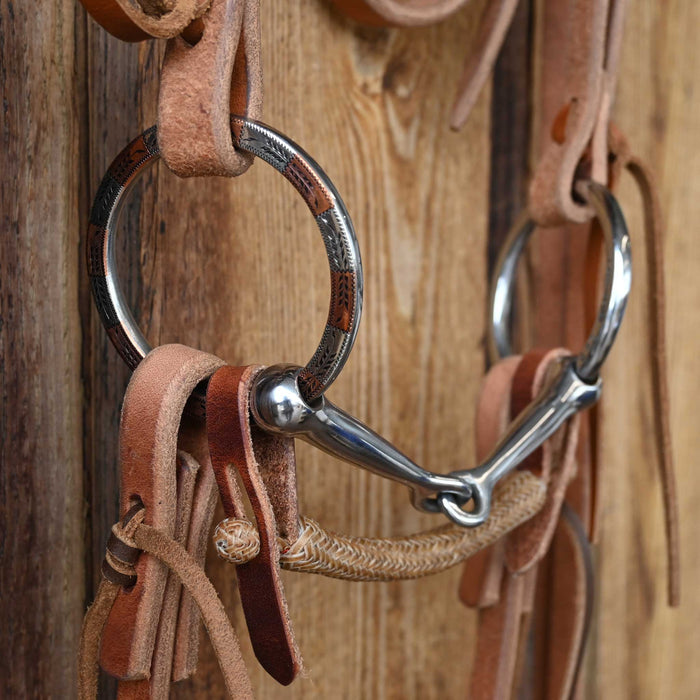 Luke Spraberry O-Ring Snaffle Bridle Rig w/Craig Lewis Leather