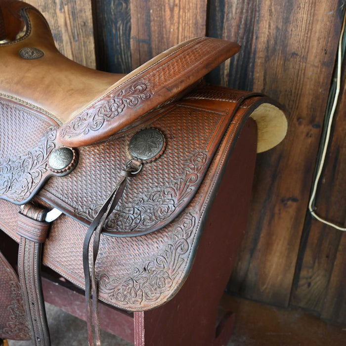 15.5" USED DON LESON REINING SADDLE