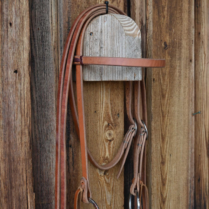 Luke Spraberry O-Ring Snaffle Bridle Rig w/Craig Lewis Leather