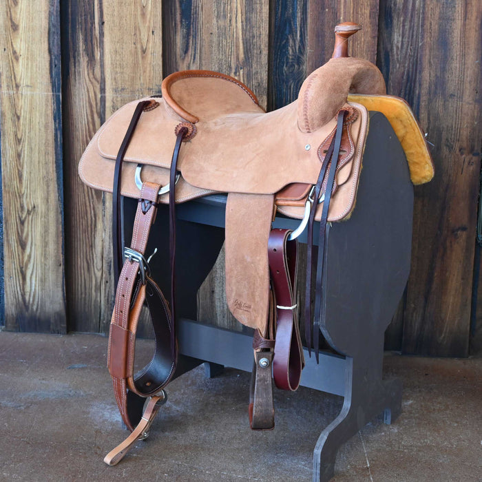 16" JEFF SMITH BEAU GALYEAN CUTTING SADDLE