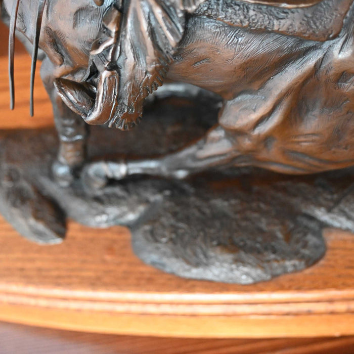 No Intimidation Bronze by C. R. Moorison