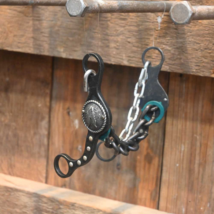 Paul Petska - Chain - Silver Feather Bit PP233 Tack - Bits Paul Petska   