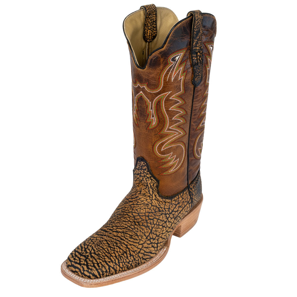 R. Watson Men's Whiskey Shrunken Shoulder Western Boot