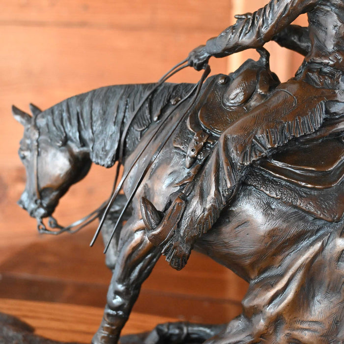No Intimidation Bronze by C. R. Moorison