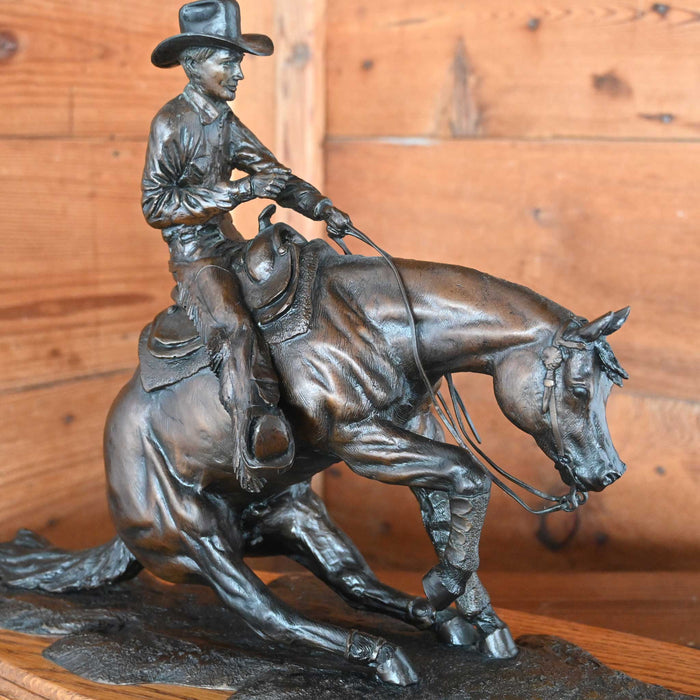 No Intimidation Bronze by C. R. Moorison