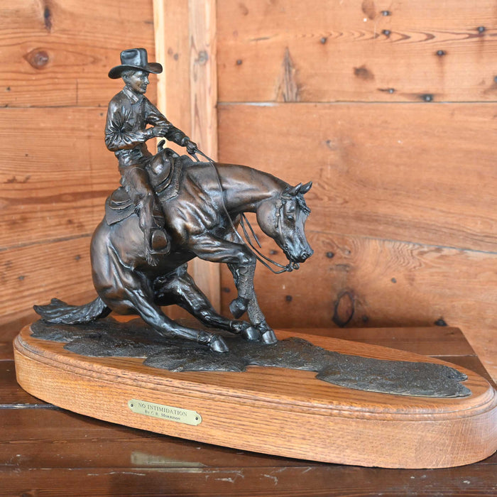 No Intimidation Bronze by C. R. Moorison