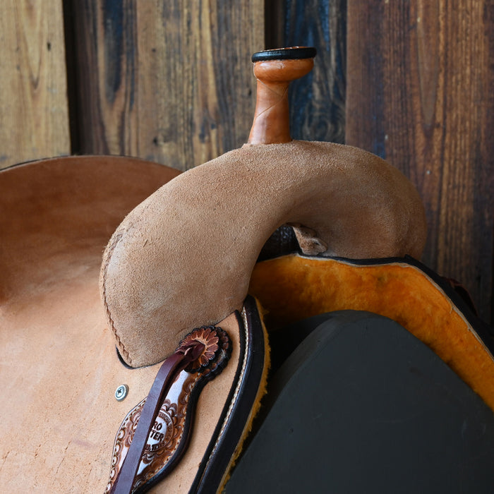 12.5" TESKEY'S PRO CUTTER RANCH CUTTER SADDLE Saddles - New Teskey's Saddlery