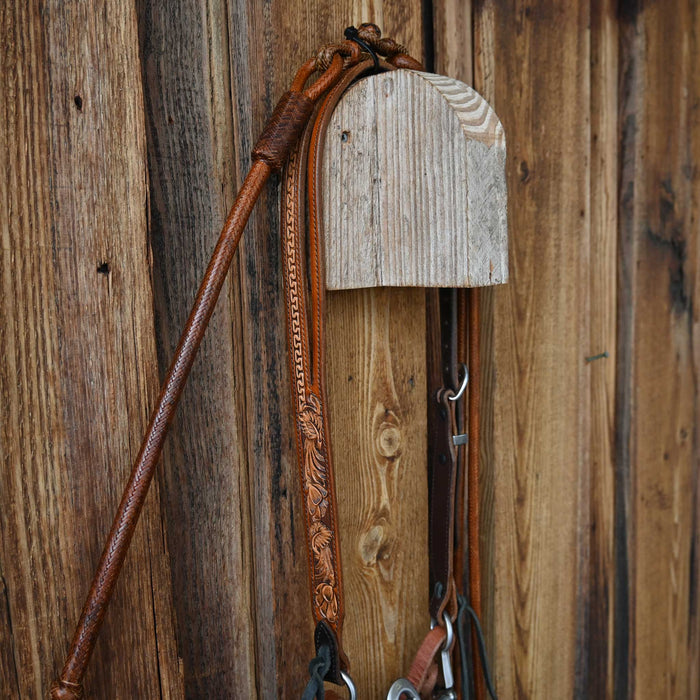 Silver Mounted Kerry Kelly V-Port Bridle Rig w/Randal Top Shelf Headstall